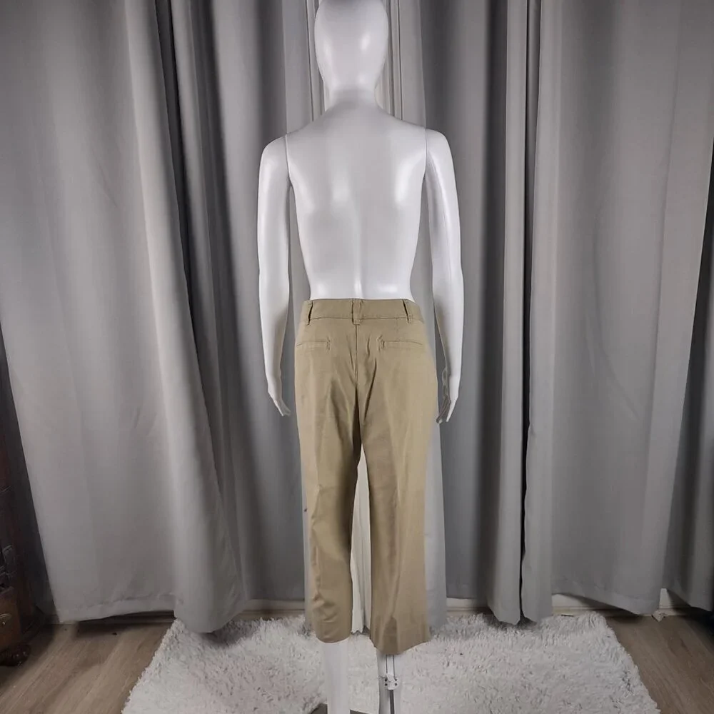 Talbots Womens Petite Tan Cotton Stretch Capris Pants Size 10P - Picture 4 of 11